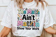 Math Teacher PNG, Back to School Png, an Object Illustration by Sublimation Artist (Thumbnail 4 of 9)