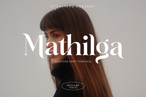 Mathilga Ligature Serif Typeface