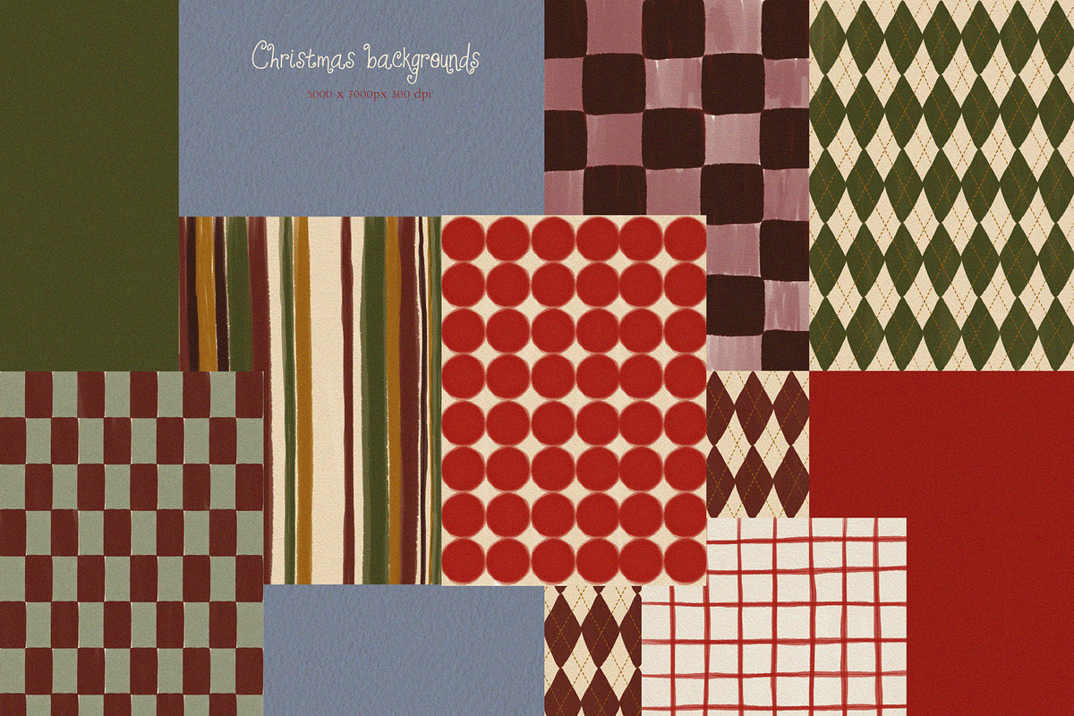 Curly Christmas - Printable Frames, an Object Graphic by lokko studio (Photo 6 of 8)