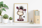 Whimsical Baby Animal Clipart Bundle, an Illustration by Canvas Craft (Thumbnail 7 of 7)