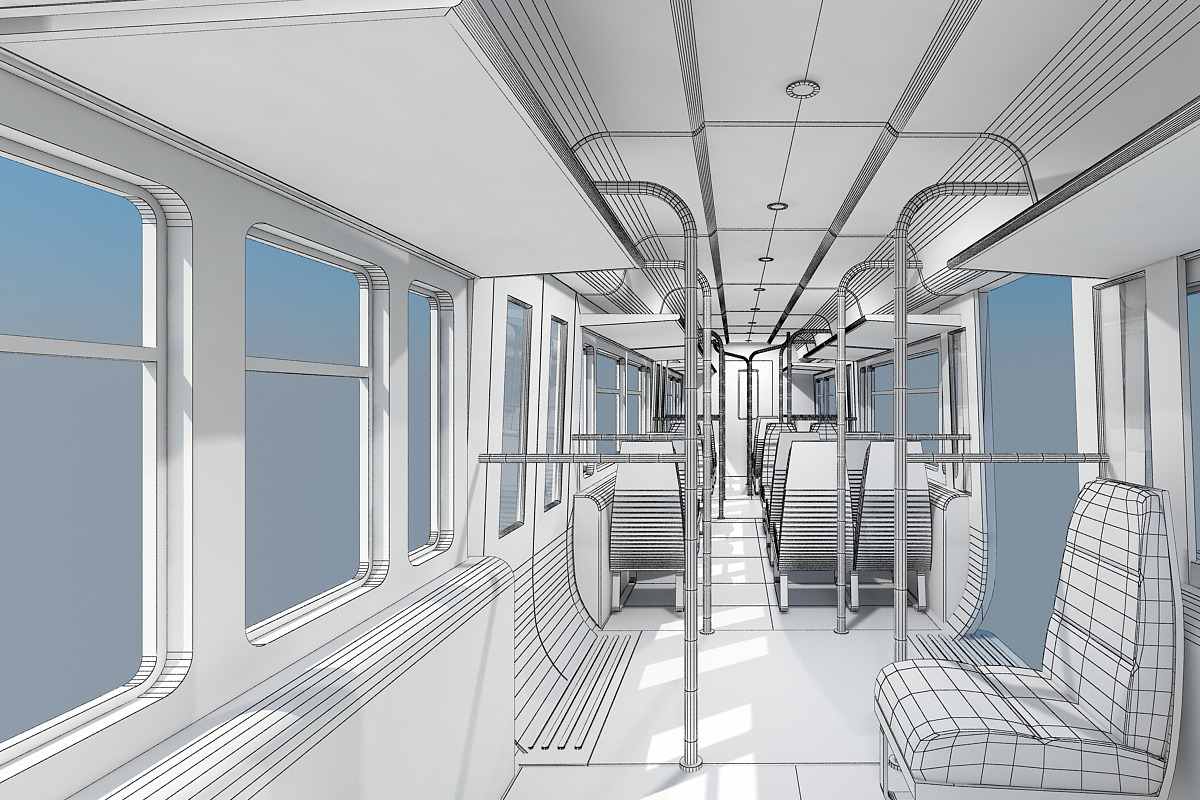 3D Train 05, a Cars & Vehicle 3D Model by Giimann (Photo 14 of 16)