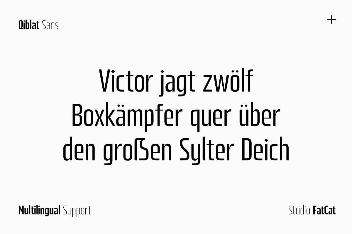 Qiblat Sans Modern Vintage Logo Font, a Sans Serif Font by Andika Fez (Photo 7 of 10)