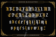 Hieron - Blackletter Font, a Blackletter Font by Idea Studio (Thumbnail 10 of 12)