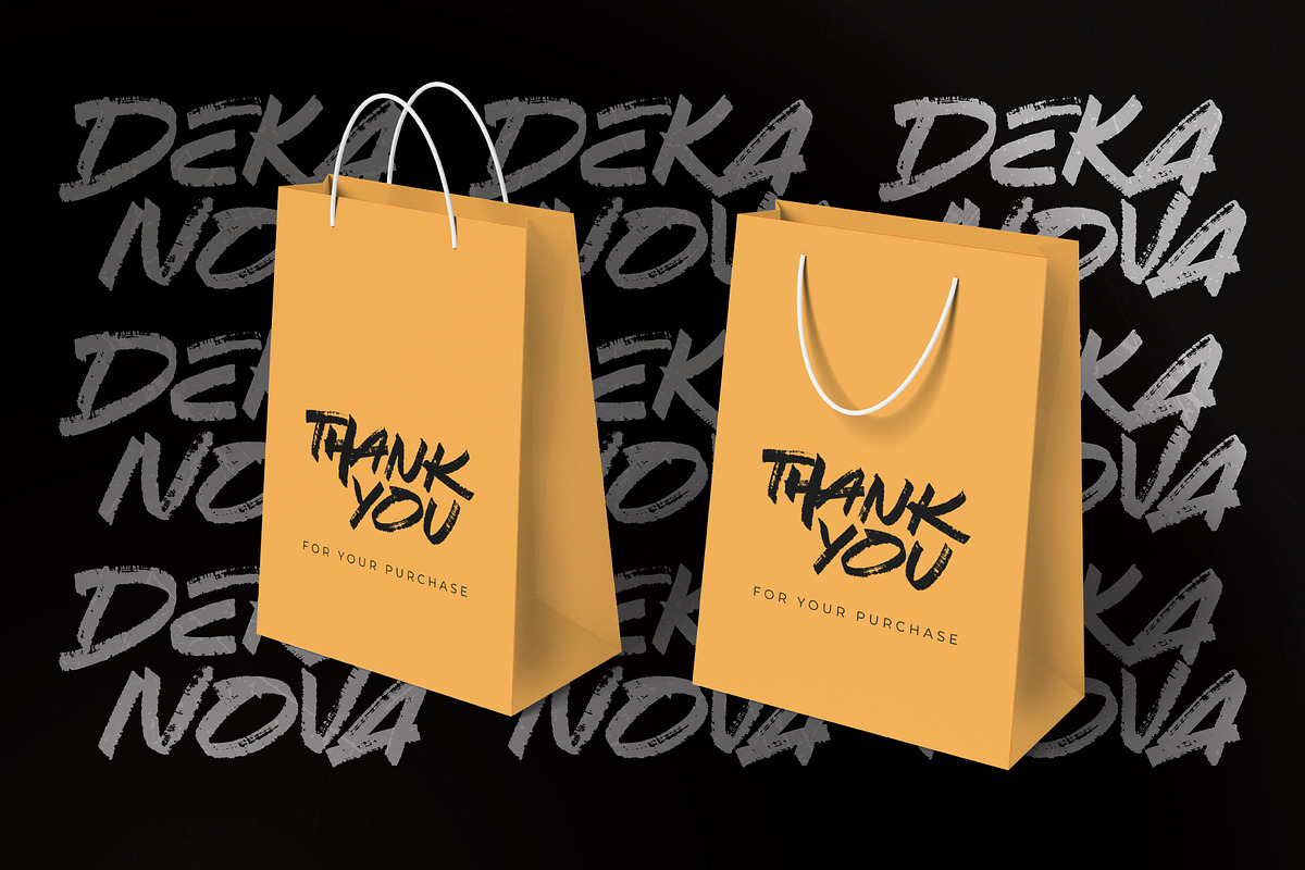 Dekanova - Brush Font, a Handwritten Font by Lettermine (Photo 7 of 10)