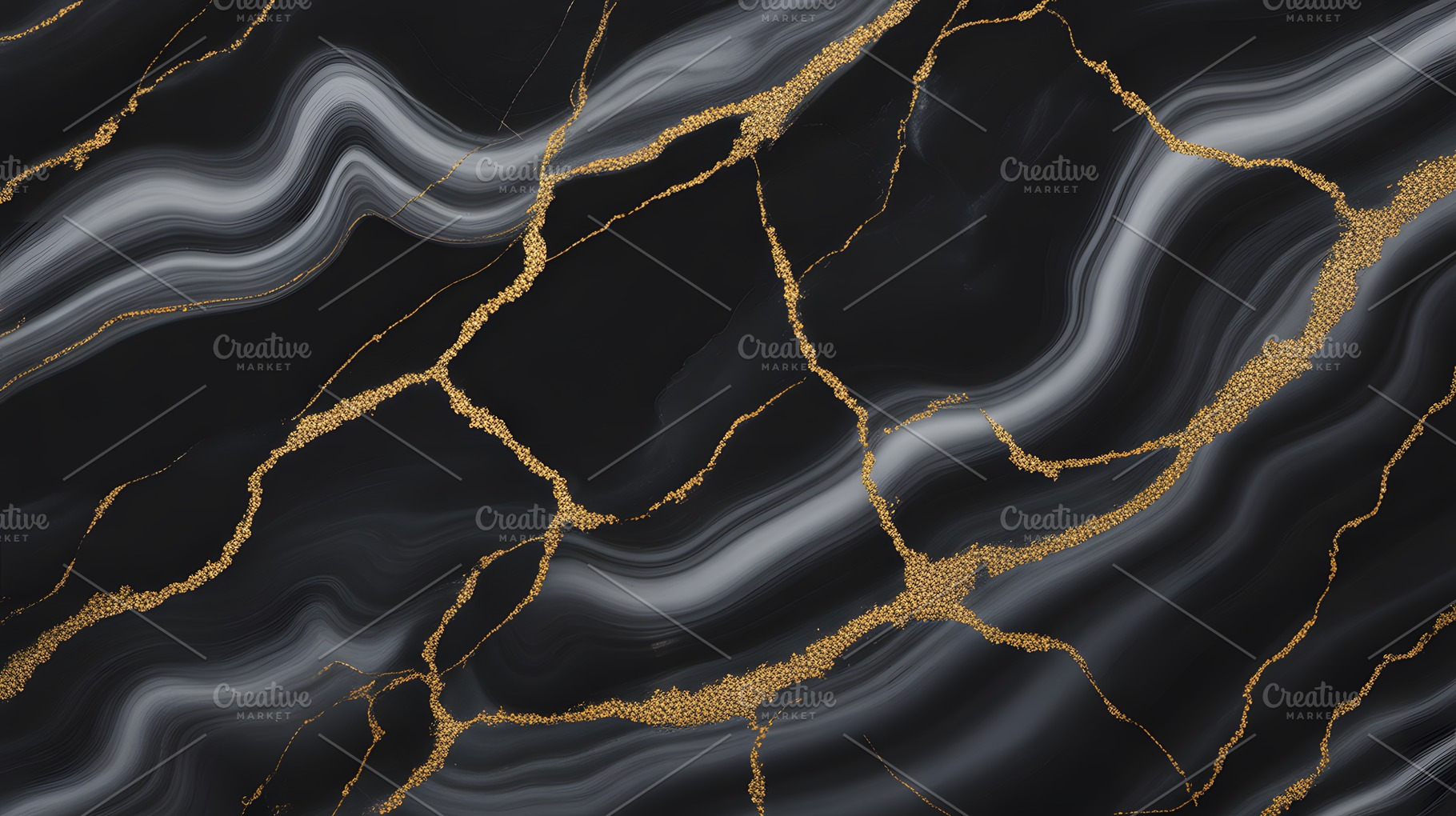 Abstract black marble with gold vein, an Abstract Photo by Salman Shop