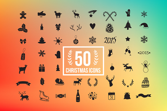 56 Christmas Icon Set