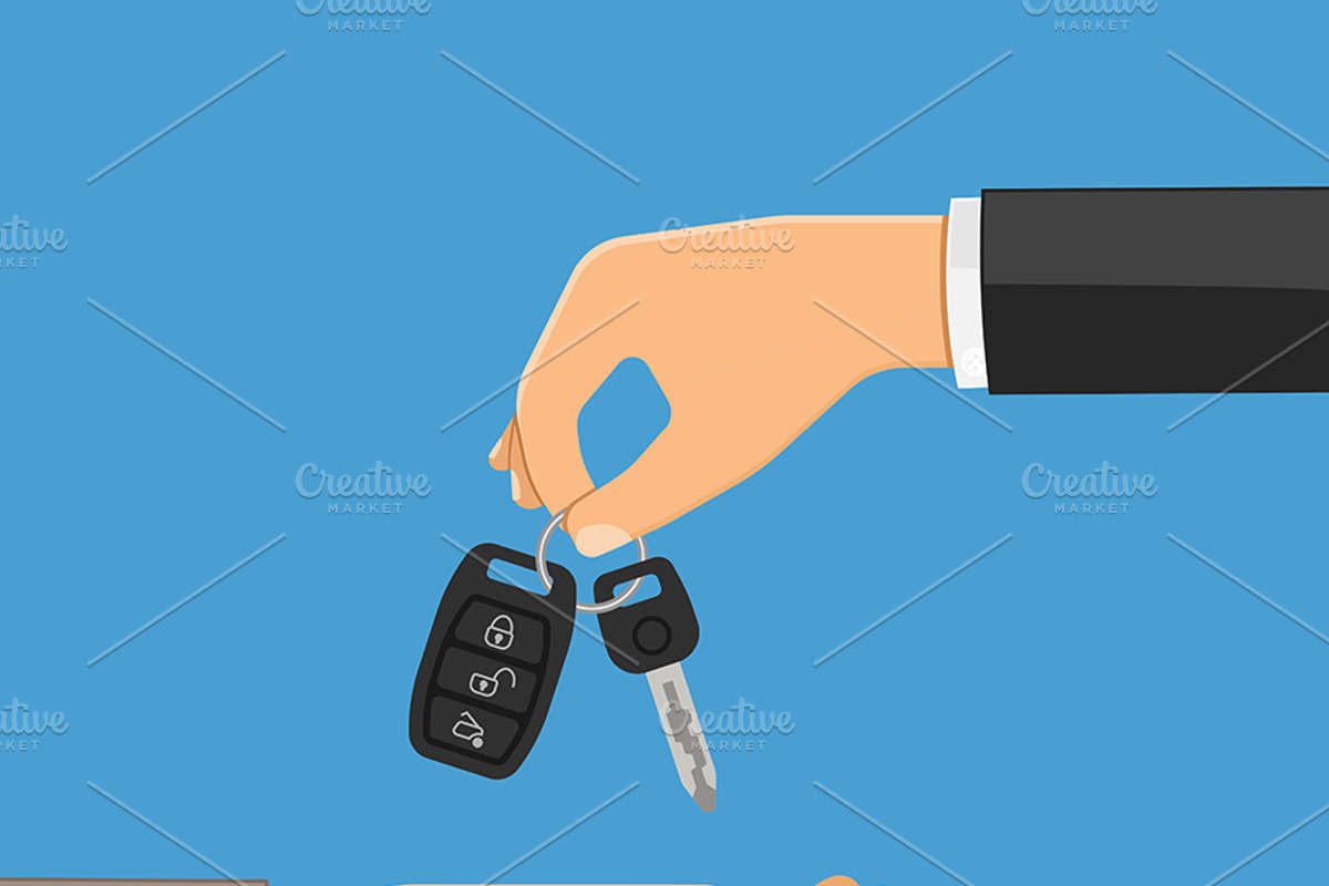 Buy and Rent Car and Real Estate, a Finance Illustration by TAlex (Photo 4 of 7)