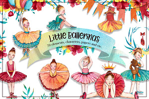 Little Ballerinas Watercolor Set