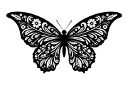 Butterfly Silhouette SVG Bundle, an Illustration by Gaye Art (Thumbnail 7 of 31)