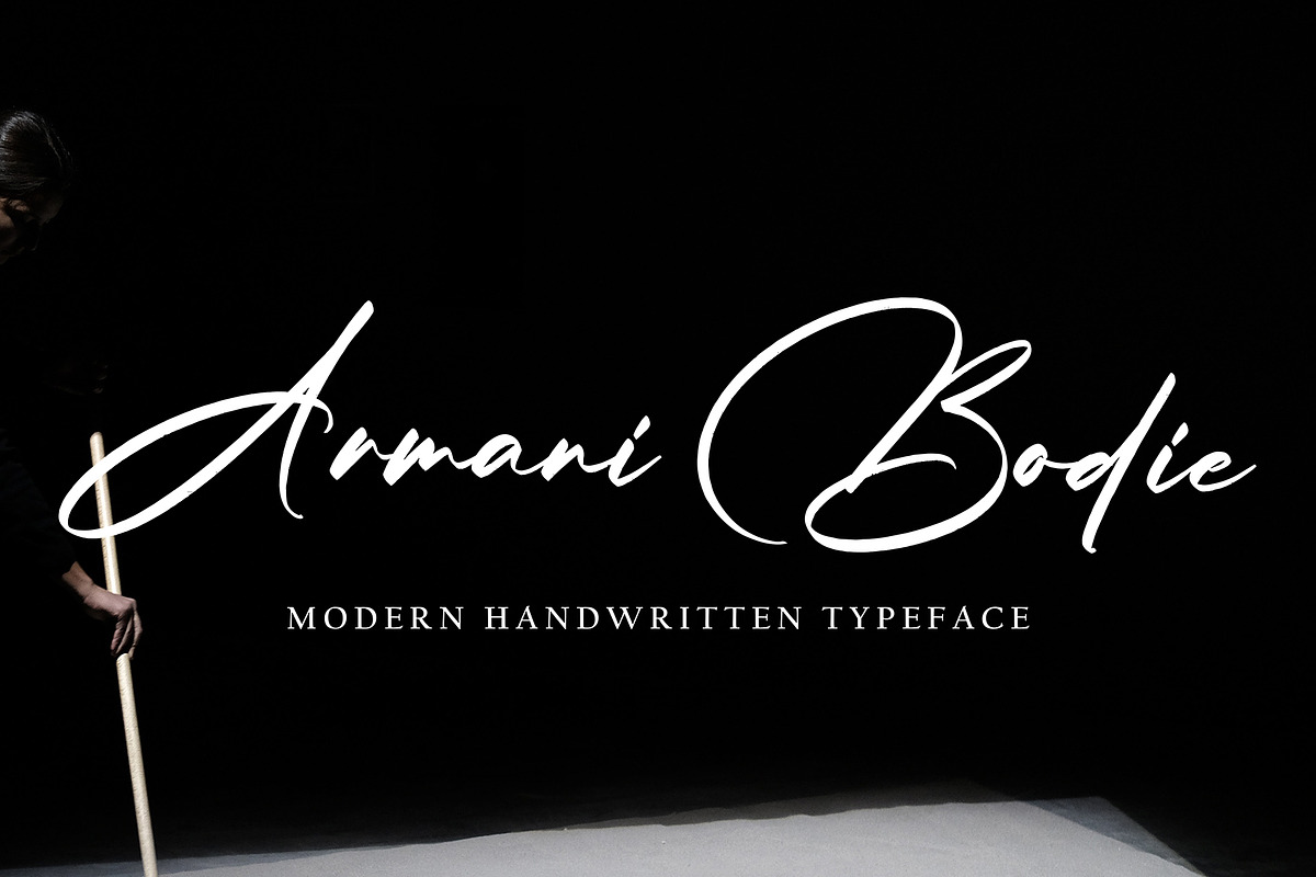 Armani Bodie, a Handwritten Font by HaKi Studio (Photo 1 of 5)