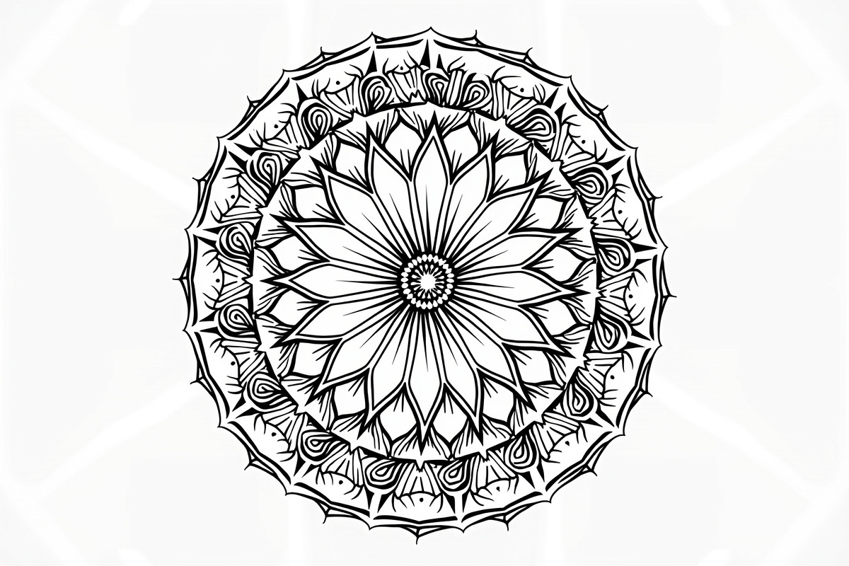 Elegant Hand-Drawn Mandala Designs, an Object Graphic by BIPLOB EXPERT (Photo 3 of 13)
