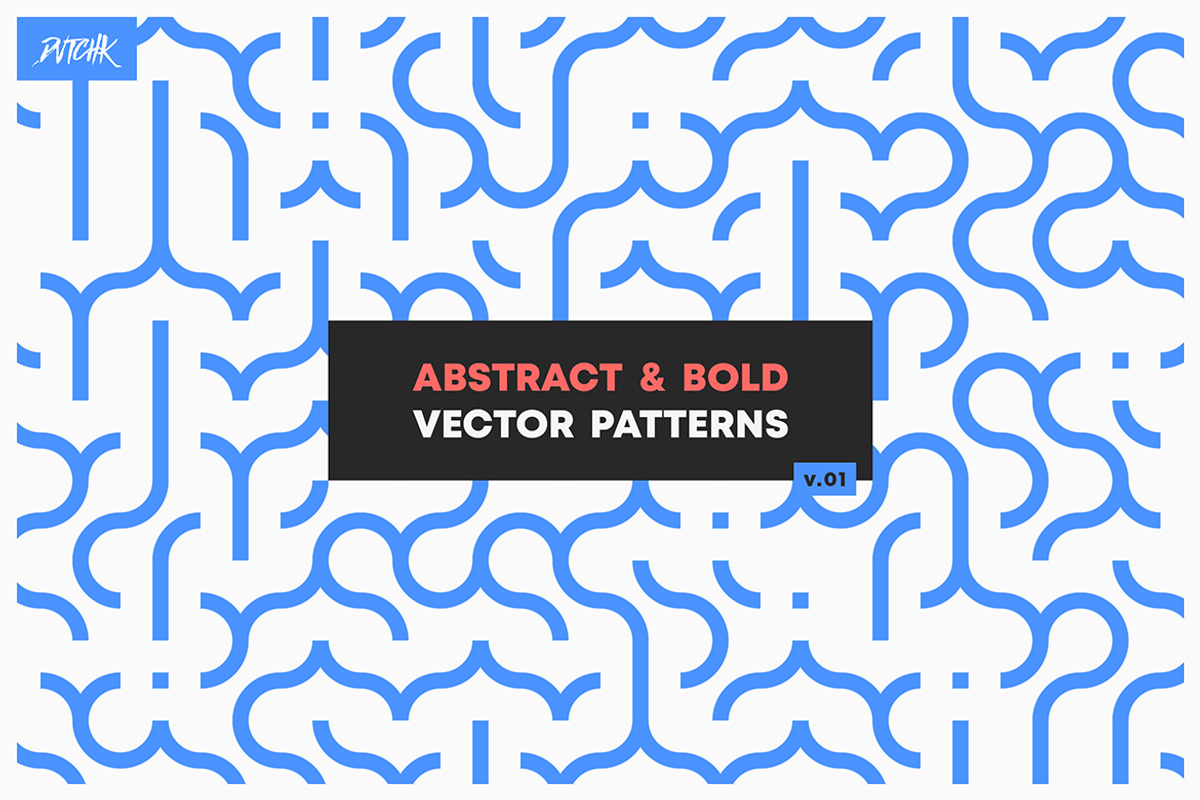 Abstract & Bold Vector Patterns V01, a Pattern Graphic by dvtchk (Photo 10 of 15)