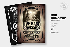 Live Concert Flyer Template V1