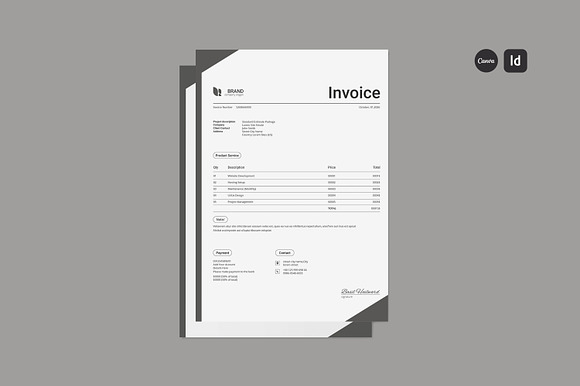 Invoice Template preview 5
