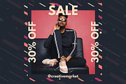 Fashion Instagram Posts & Stories, a Social Media Template by 3Y_Design (Thumbnail 2 of 5)