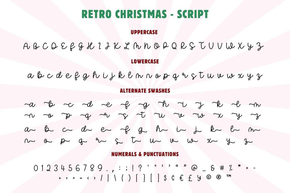 Retro Christmas - Duo Font, a Script Font by AnningArts (Photo 9 of 9)