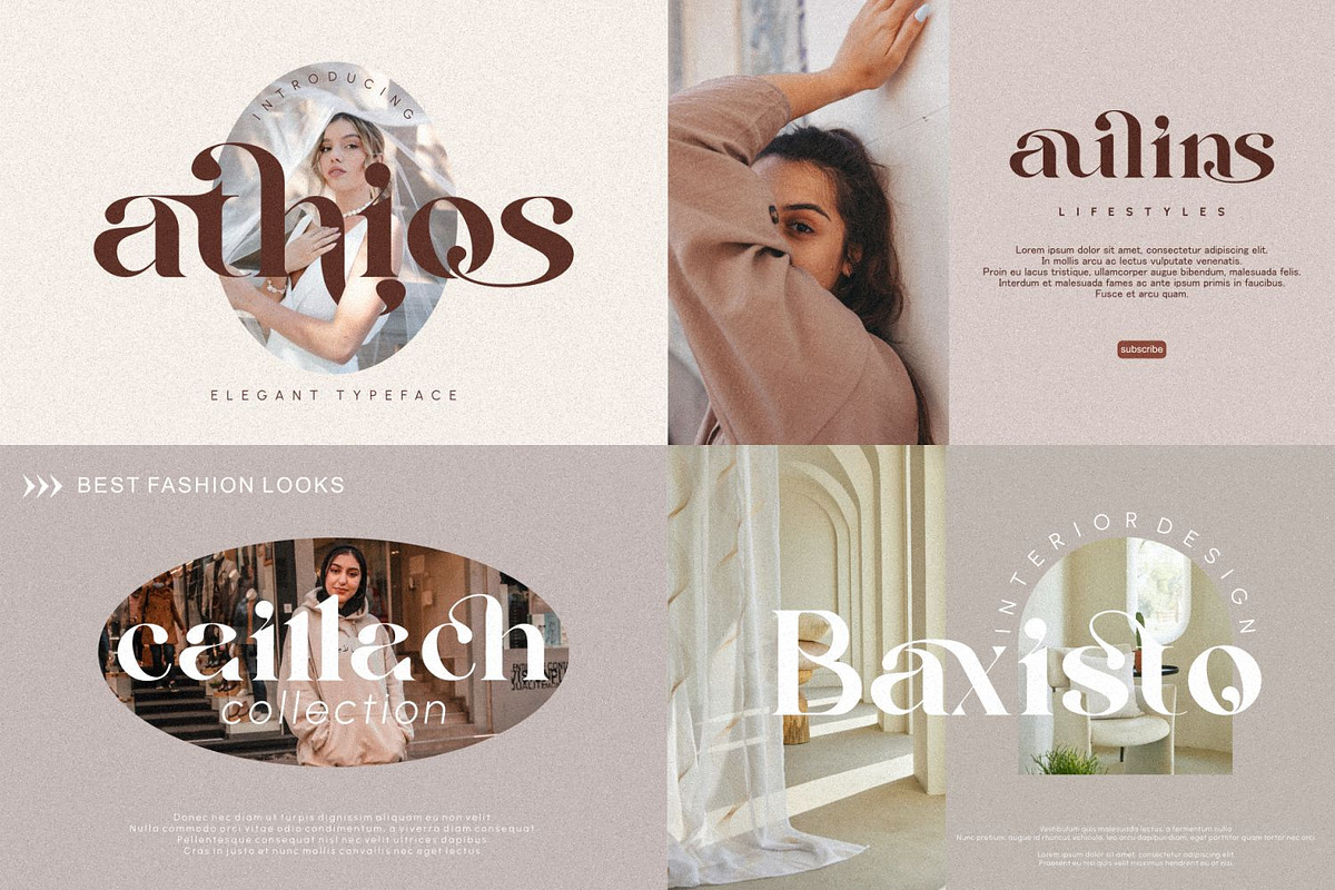 Modern Stylist Font Bundle, a Font by Penatic Studio (Photo 4 of 10)