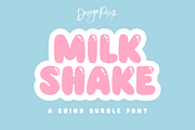 Milk Shake Font, a Handwritten Font by Design Pixie (Thumbnail 1 of 10)