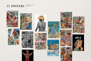 Palm Springs Collage Creator Set