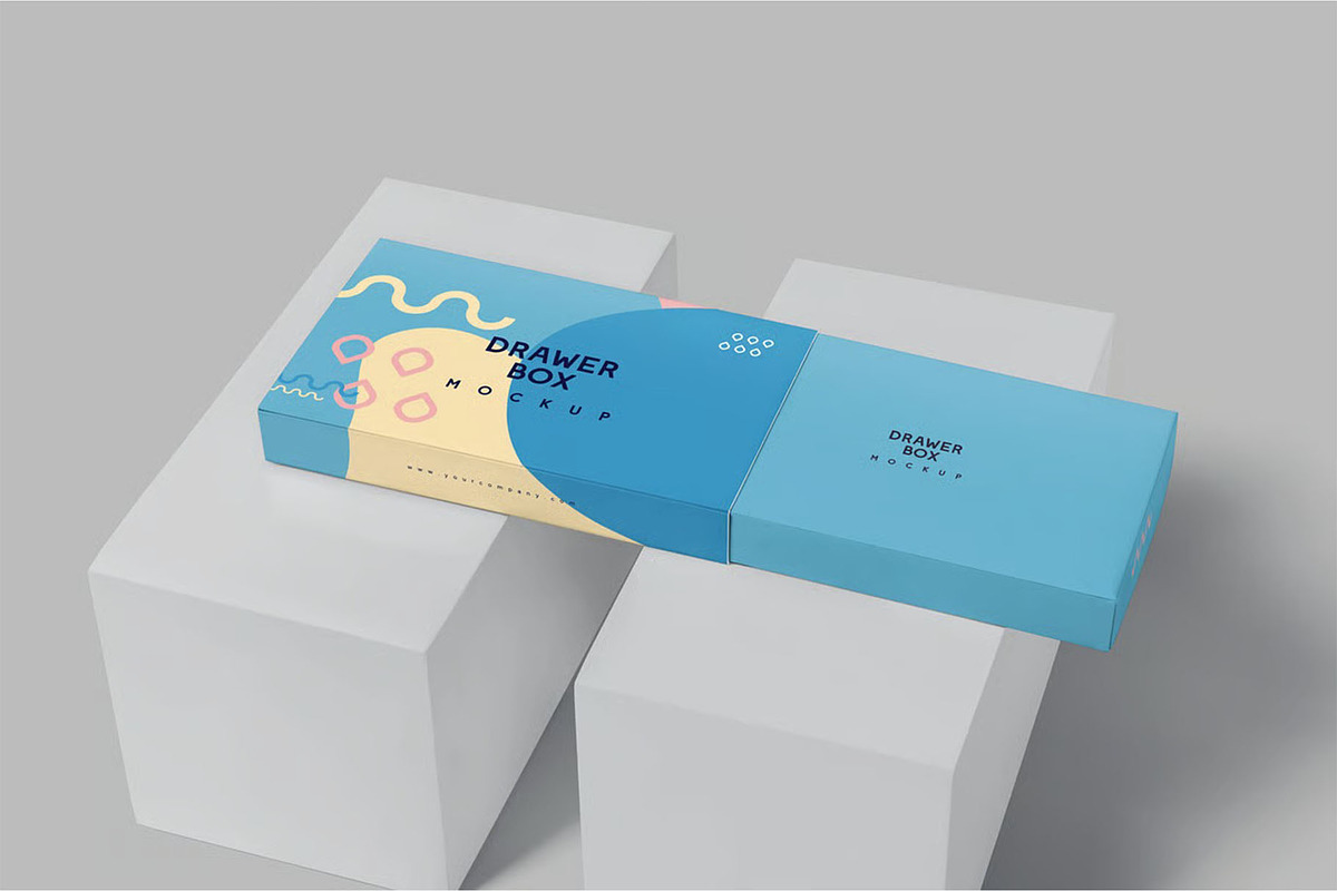 Drawer Box Mockups, a Packaging Mockup by megostudi0 (Photo 3 of 8)