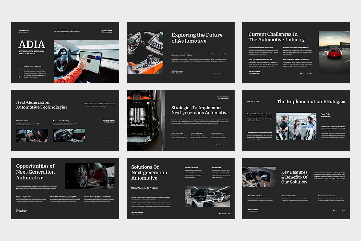Adia : Automotive Powerpoint, a Presentation Template by Punkl Camp (Photo 6 of 9)