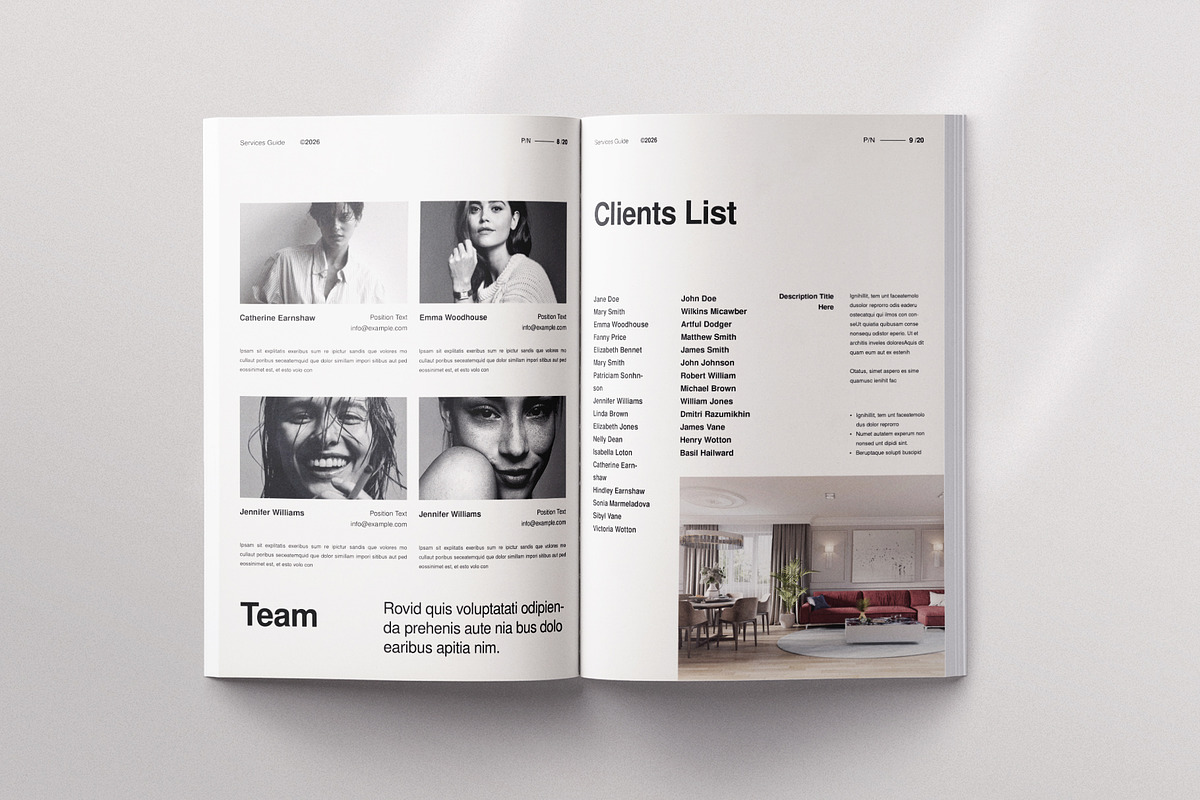 Services and Pricing Guide Template, a Brochure Template by ArtisanaAura (Photo 5 of 9)