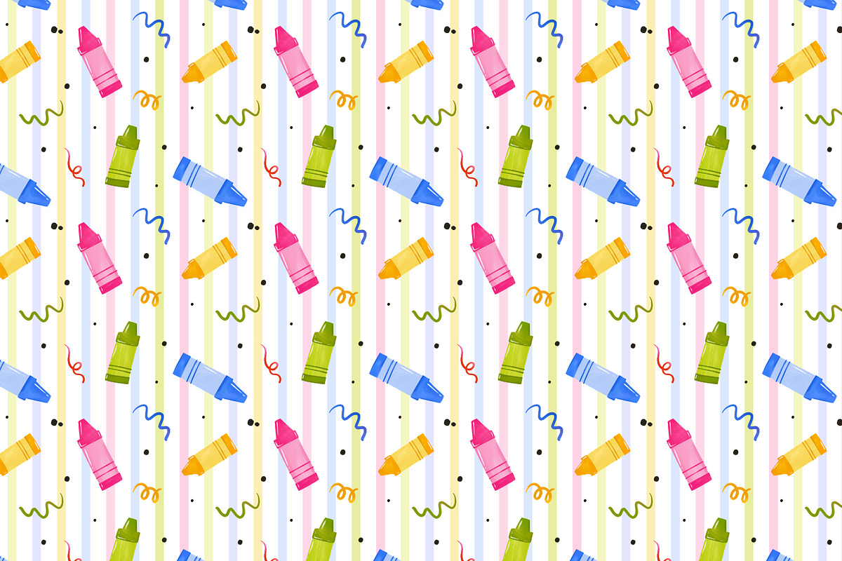 Watercolor Back to School Clipart, an Object Graphic by the_myro (Photo 6 of 9)