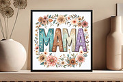Watercolor Mama Clipart, an Illustration by DreamCafeArt (Thumbnail 4 of 7)