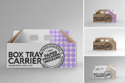 Box Carrier Tray Packaging Mockup, a Cups & Container Mockup by INCDesign (Thumbnail 6 of 7)