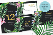Rainforest Wedding Suite, an Invitation Template by HannaSymo (Thumbnail 4 of 11)