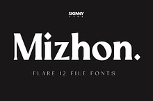Mizhon Flare | 12 Fonts