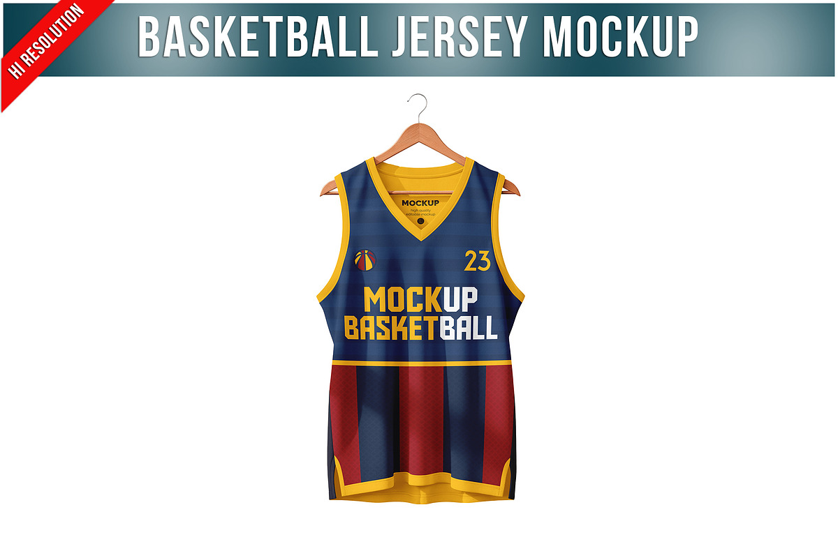 Basketball Jersey Mockup – Hangi PSD, a Product Mockup by Bruno's Shop (Photo 1 of 3)