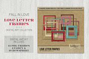 Love Letter Frames, an Object Graphic by Lucky Girl Creative (Thumbnail 1 of 2)