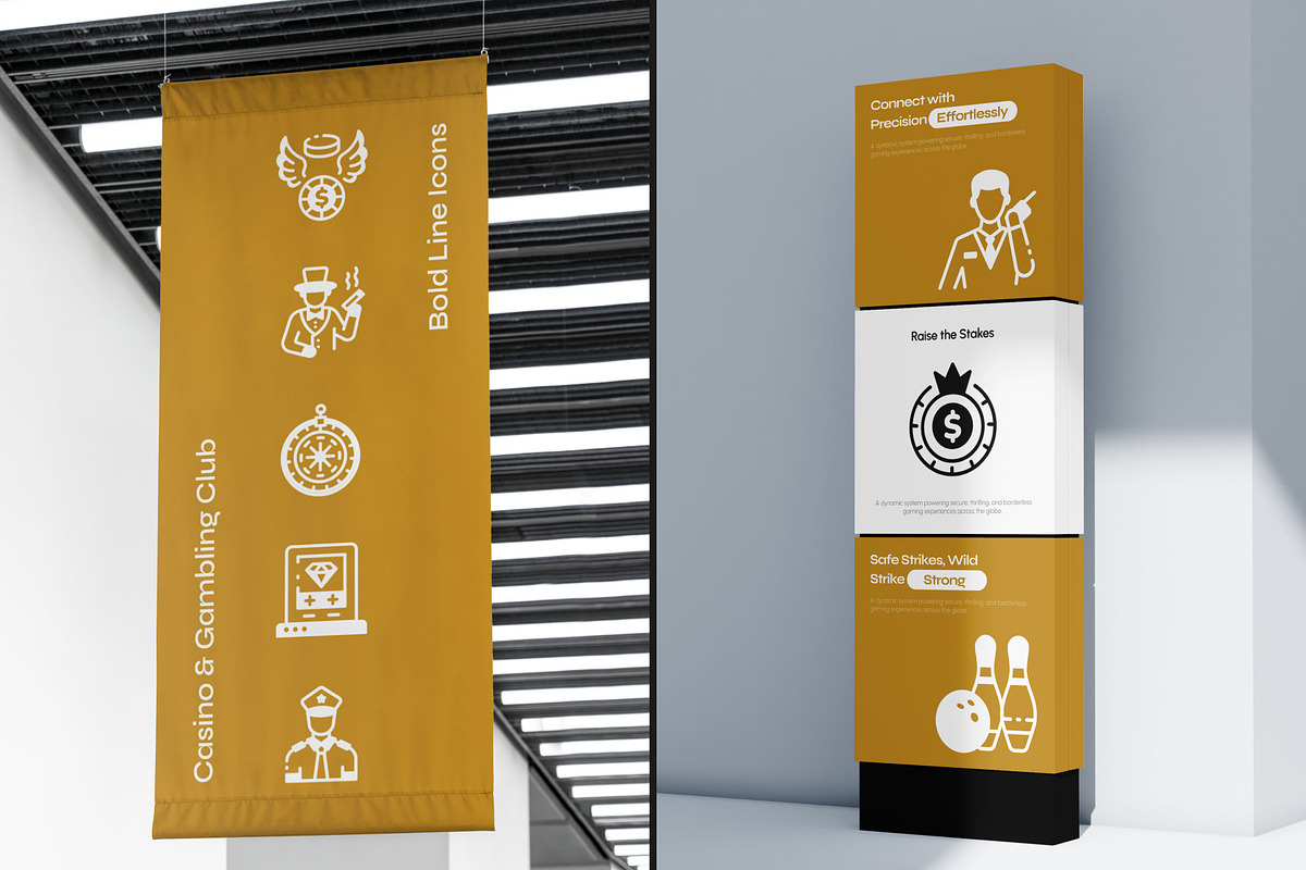 Casino and Gambling Club Icon Set, a Solid Icon by Vectors Market (Photo 4 of 7)