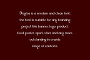 Oteglos - Elegant & Minimal Font, a Sans Serif Font by QR Design Studio (Thumbnail 5 of 7)