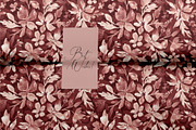 Blush Blossom Watercolor Flora Print, a Pattern Graphic by SirenaArt (Thumbnail 16 of 16)
