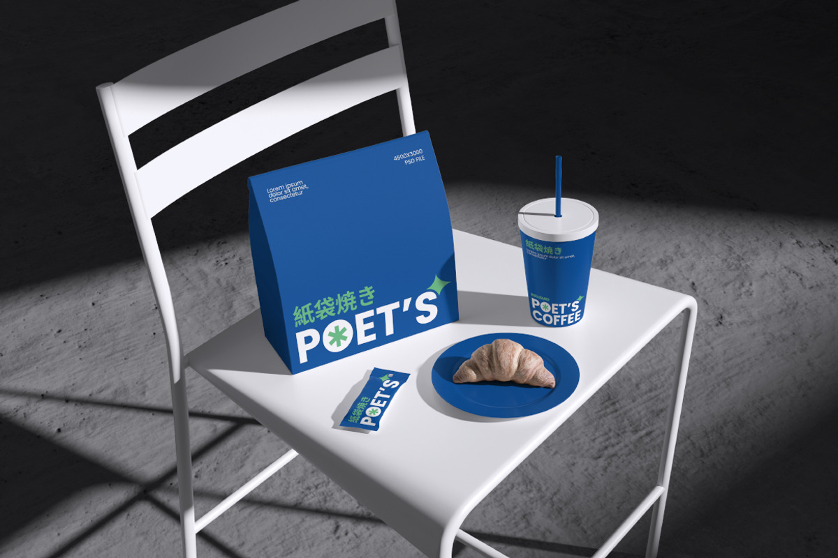 Cafe Branding Mockup, a Packaging Mockup by Rielismee (Photo 2 of 5)