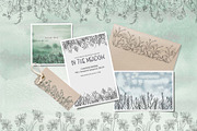 Wildflower Line Art Clipart, a Decorative Illustration by BalanceUA (Thumbnail 11 of 18)