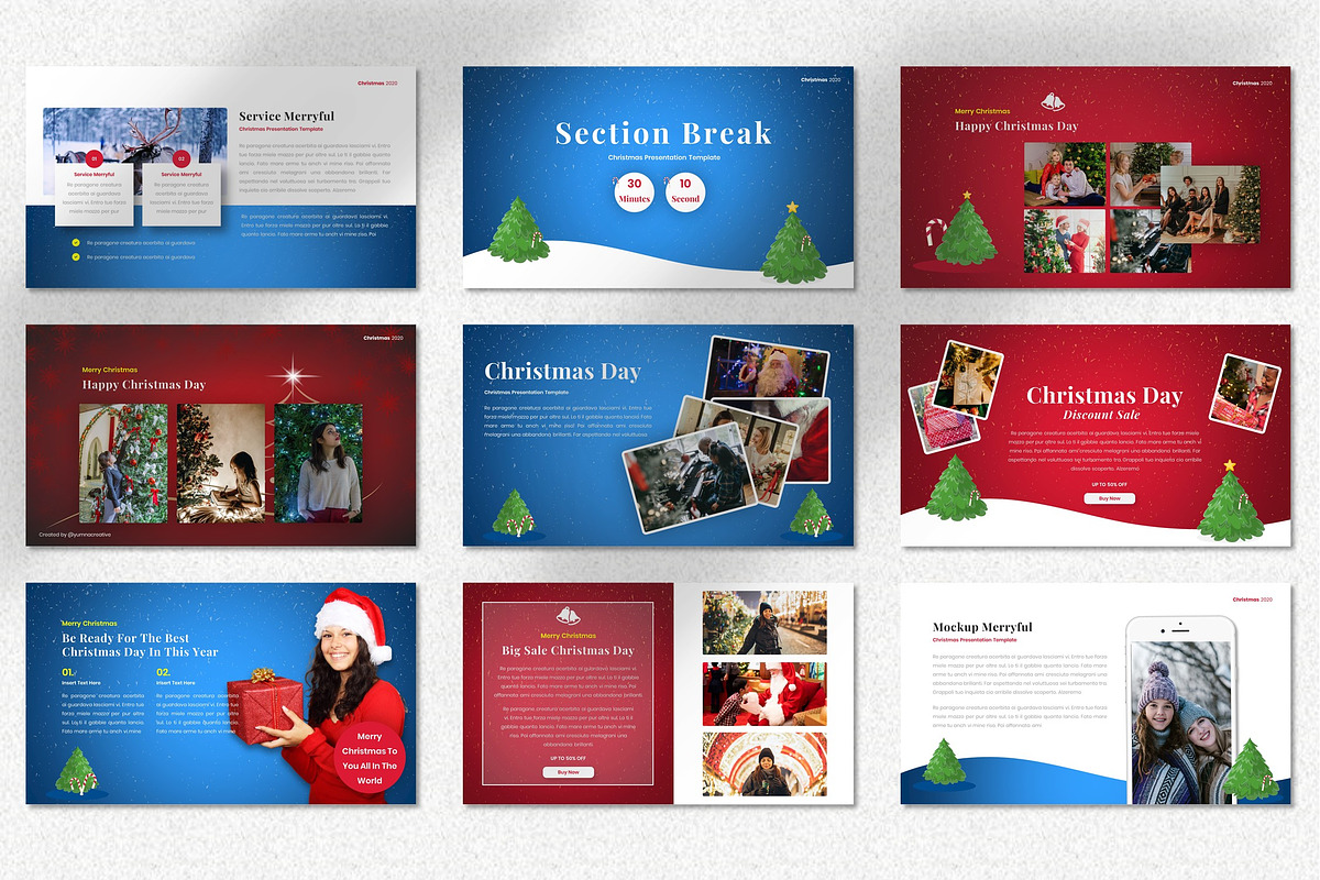 Merryful - Christmas Googleslide, a Presentation Template by Dhabee (Photo 2 of 6)