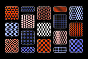 Vibrant Geometric Seamless Patterns, a Pattern Graphic by Samolevsky (Thumbnail 4 of 13)