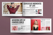 Fashion Magazine Design Landscape, a Magazine Template by E-Type (Thumbnail 3 of 8)