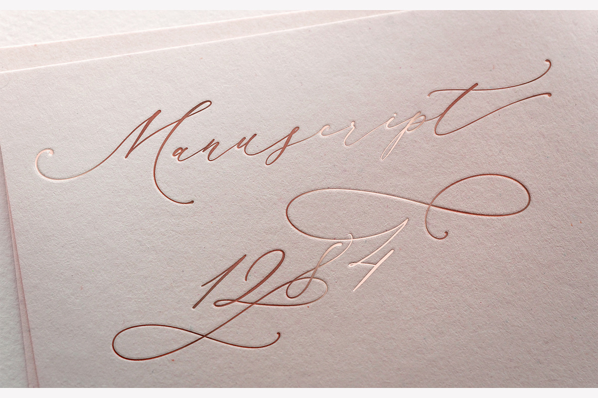 Manuscript 1284 // Calligraphy Font, a Script Font by PeachCreme (Photo 13 of 13)
