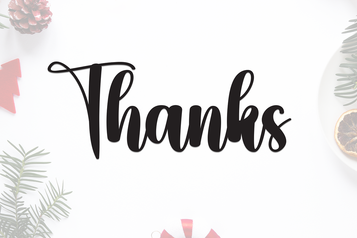 Christmas Monday | Script Font, a Handwritten Font by Scratchones (Photo 9 of 9)