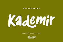 Kademir - Display Font