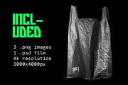 Plastic Shopping Bag Mockup, a Packaging Mockup by Bolderaja1 Studio (Thumbnail 7 of 12)