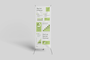 Rool Up Banner Mockup