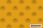 cartoon smiling sunflower pattern, a Pattern Graphic by Judsart (Thumbnail 1 of 3)