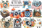Autumn Photography Clipart, an Illustration by Daily.Designs (Thumbnail 1 of 3)