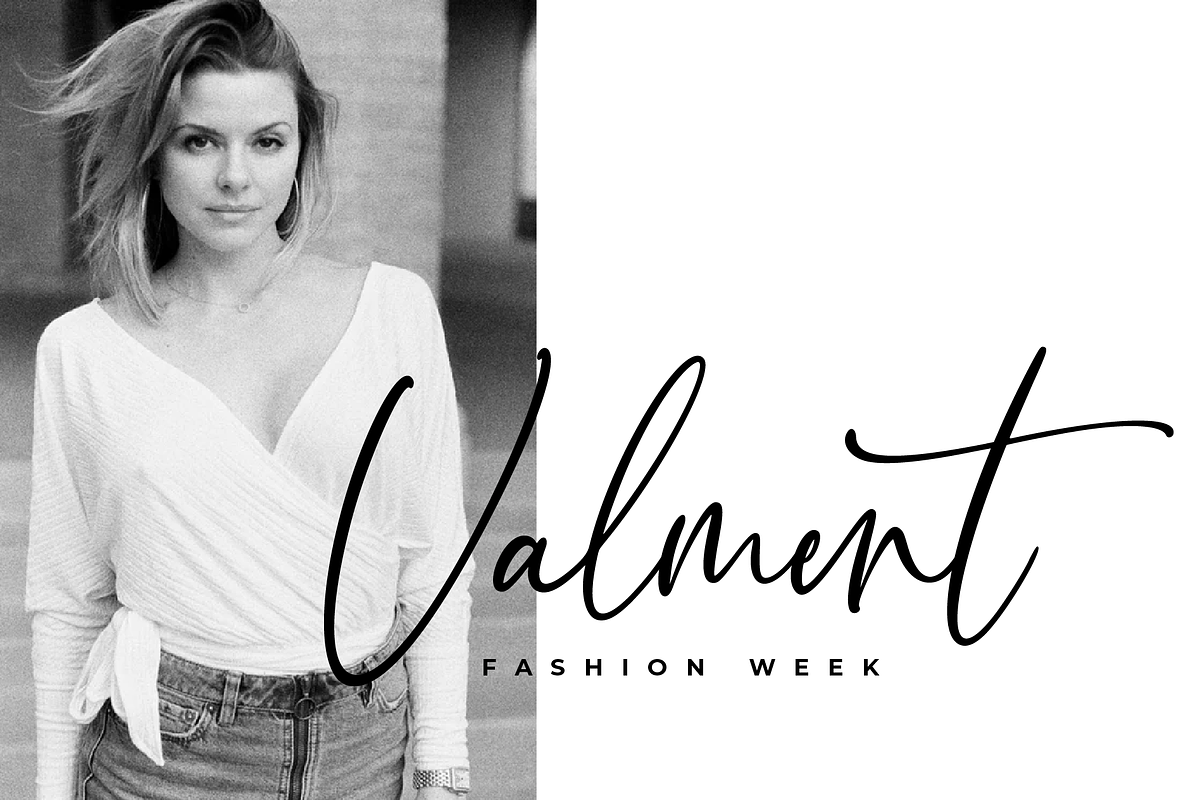 Valment Calligraphy Font preview 2