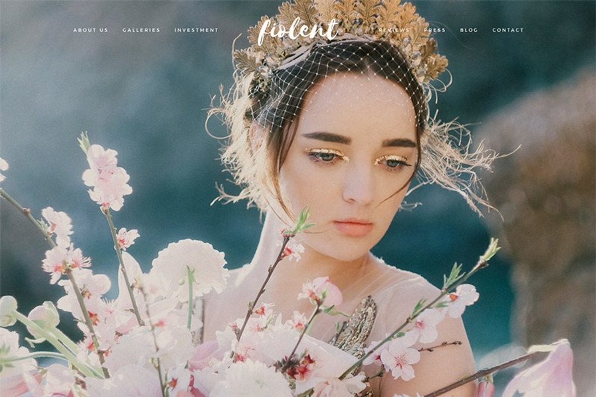 Fiolent ProPhoto 6 Template, a Websites & App Template by Red Met Yellow Creative (Photo 2 of 2)